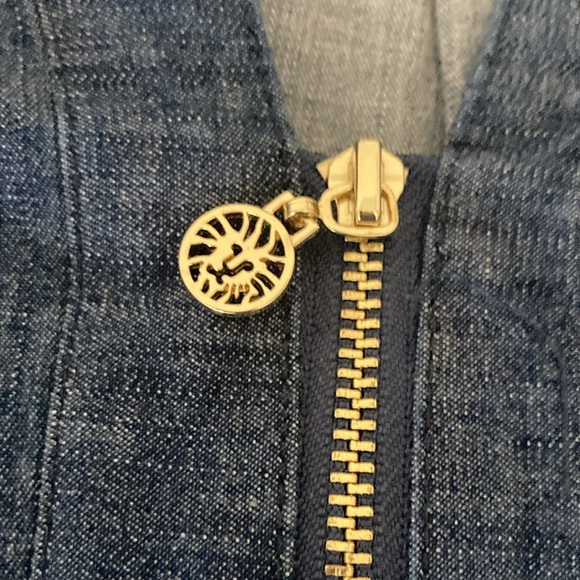 Anne Klein Steffi short sleeves denim dress 4 - Picture 3 of 15